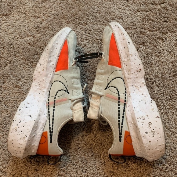 Nike Crater Impact Light Bone Bright Crimson Sneakers Athletic Shoes Size 8,5 - Picture 11 of 15
